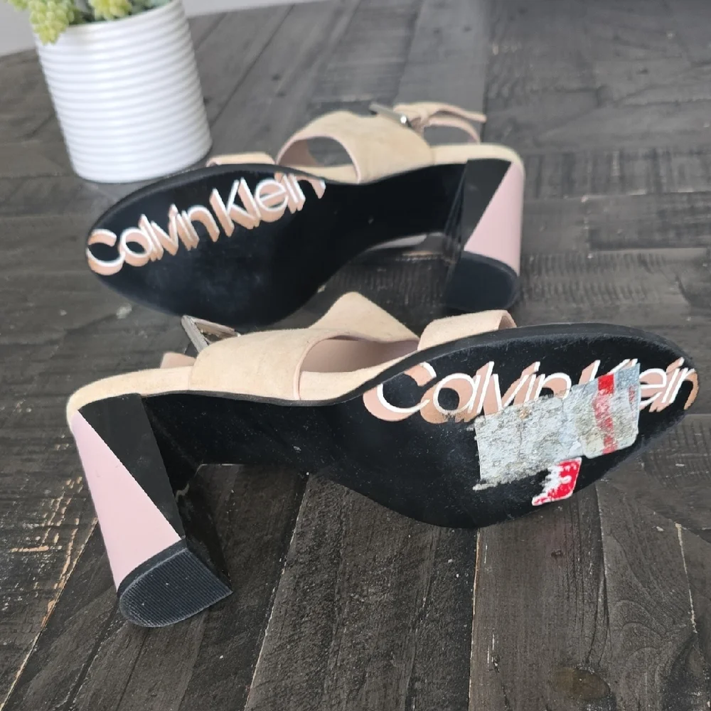 Calvin Klein Women's Tan Sandals - Picture 9 of 9